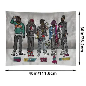 2016 Freshman Cypher rapper Flag 3x5 Ft Hiphop Tapestry Decor Solid Color Decorative
