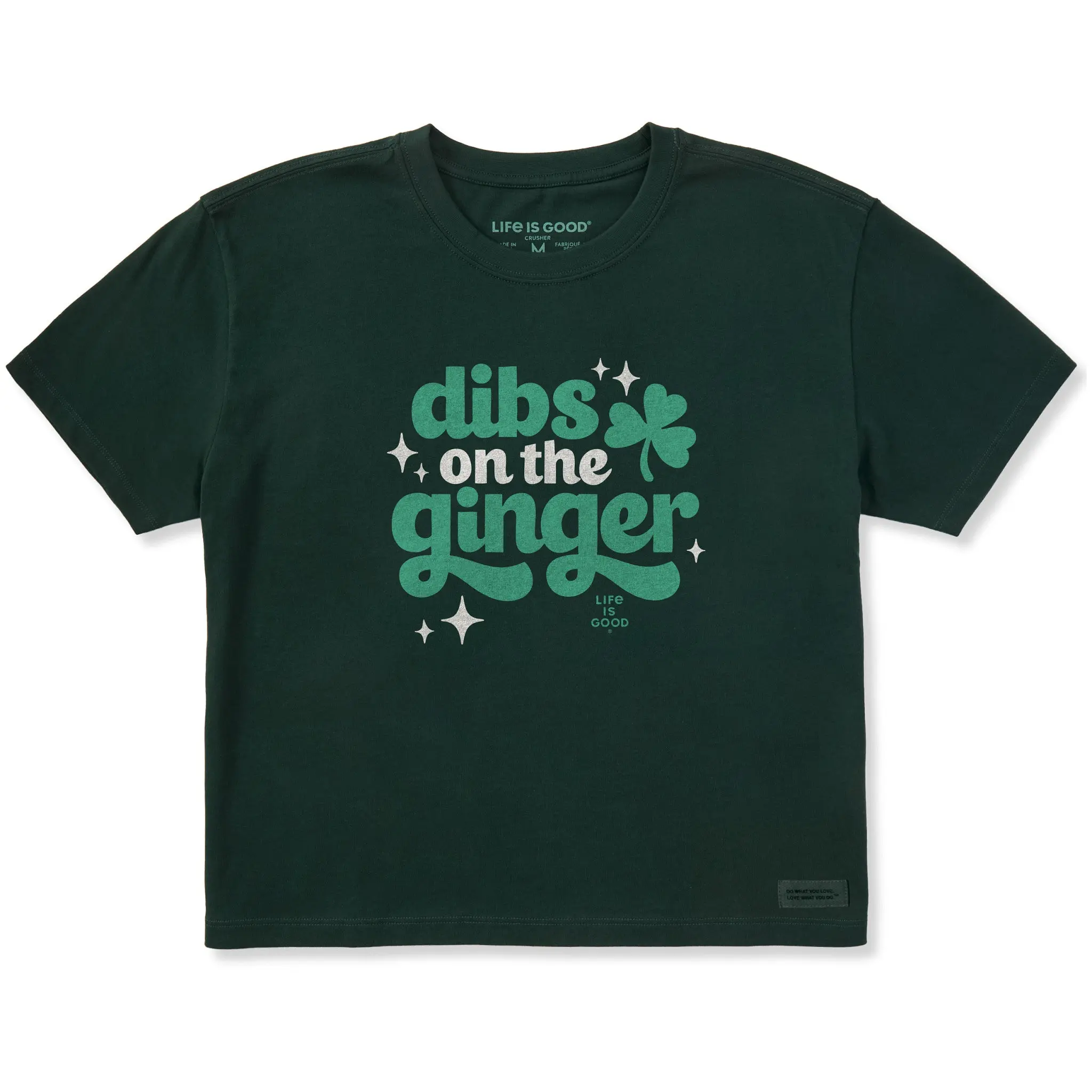 Women's Dibs on the Ginger Short Sleeve Crusher Boxy Tee