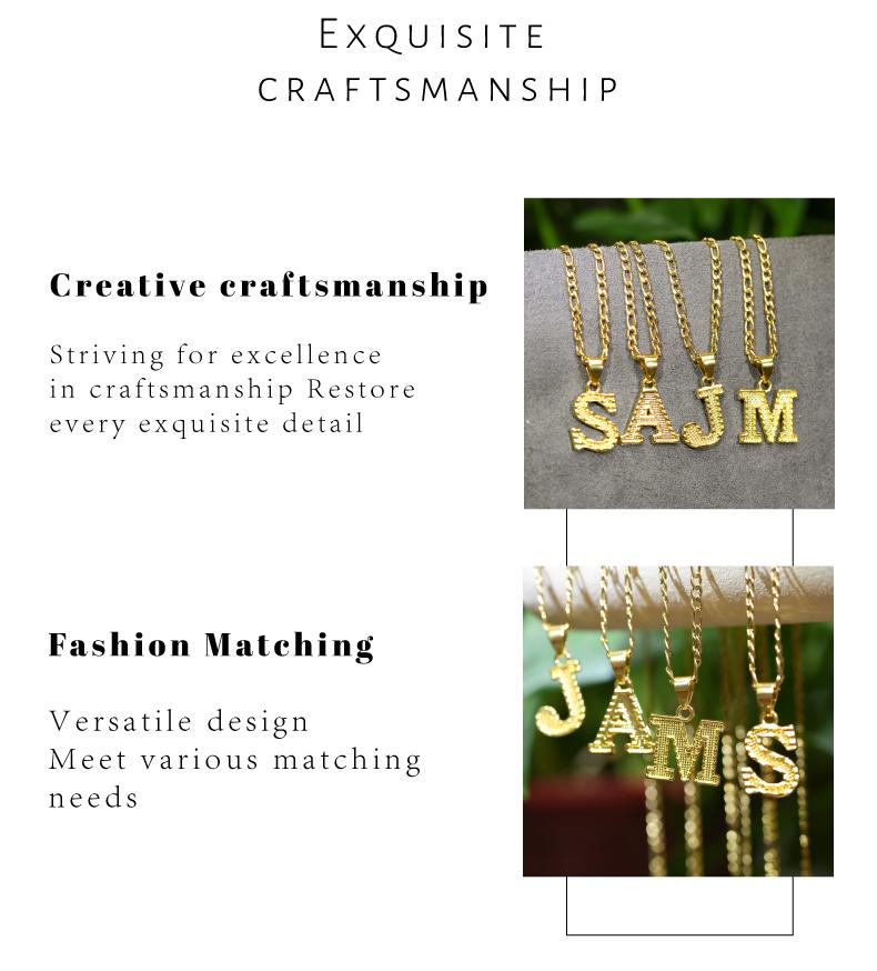 GGIRL Initial Neckiace for Women Men Girls Boys, 18K Gold Plated Gothic  Gold Plated 26 Letters Pendant Necklace Cuban Link Chain Fashion Jewelry Gift for Holiday Haul Christmas Birthdays Anniversaries