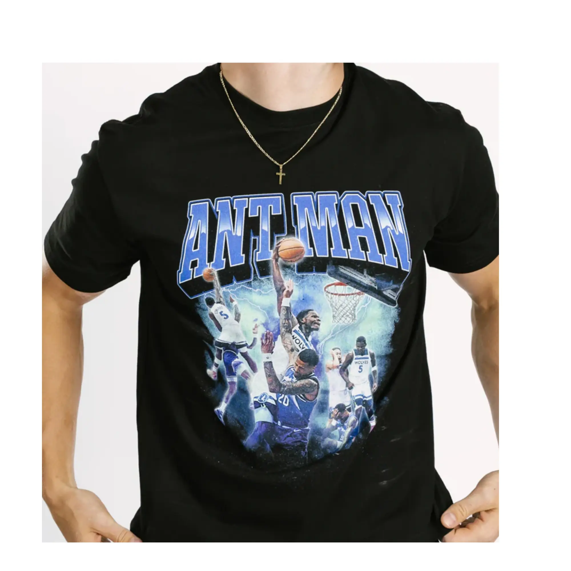 Black 'Ant Man' Boxy Tee