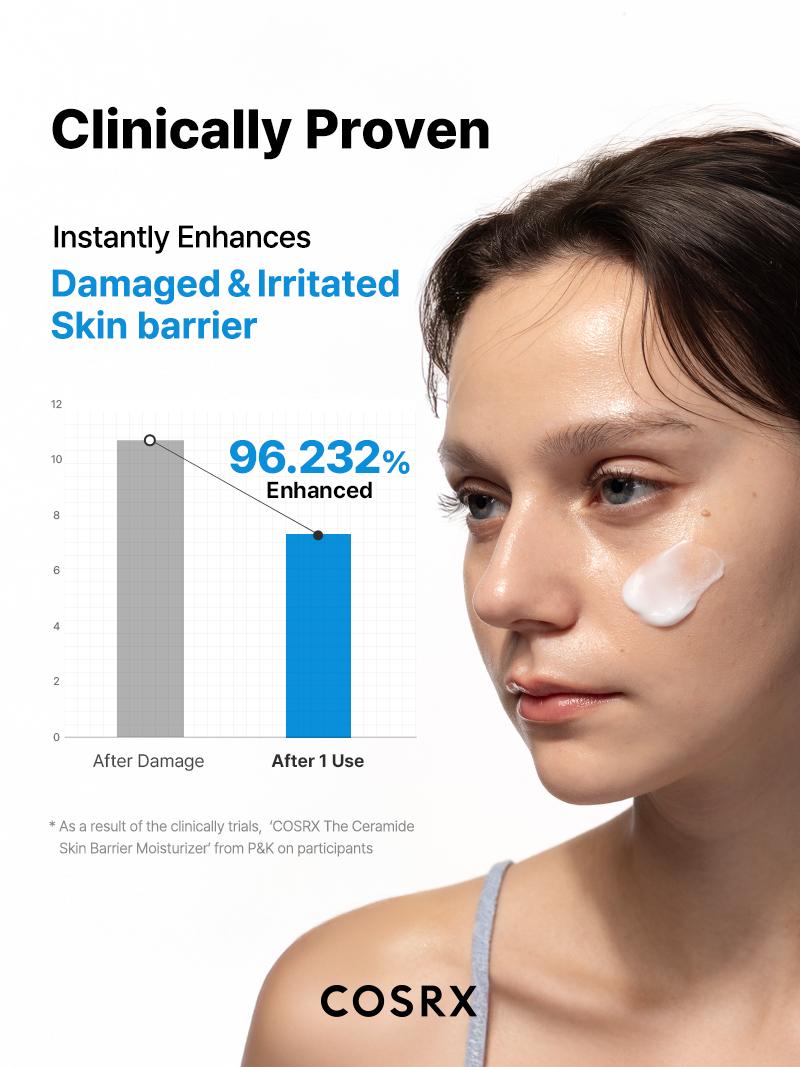 [COSRX Official] The Ceramide Skin Barrier Moisturizer (80ml) | SKIN BARRIER-STRENGTHENING KOREAN MOISTURIZER, FOR DRY, SENSITIVE SKIN Skincare Comfort