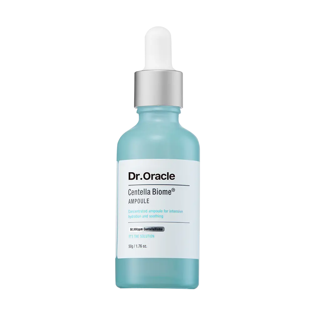 Dr.Oracle CentellaBiome Ampoule, Soothing Cica Serum for Barrier Repair, Low-pH Skincare for Sensitive Skin & Morning Routine, 1.69 fl.oz, Skin Care