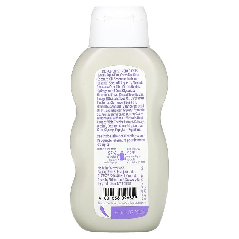 Weleda Baby, Sensitive Care Body Lotion, White Mallow Extracts, 6.8 fl oz (200 ml)