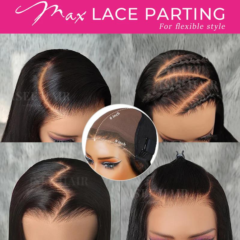 [Free Upgraded] ISEE M-Cap Face-Framing Layered Cut Body Wave 9x6 Wear Go Glueless Wig With Curtain Bangs Pre Bleached Mini Knots Pre-Cut HD Lace Wig Vacation Hair #TikTokShopHolidayHaul