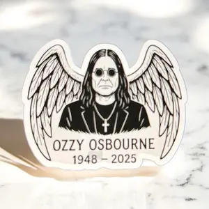 Ozzy handmade sticker