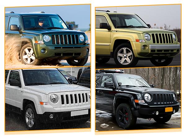 Nilight Front Turn Signals Light Clear Amber Lens Parking Light Day Running Light Side Marker Light Compatible with 2007-2017 Jeep Patriot Passenger Side