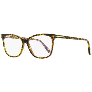 Tom Ford Magnetic Clip-on Eyeglasses TF5690B 056 Leopard Havana 55mm FT5690