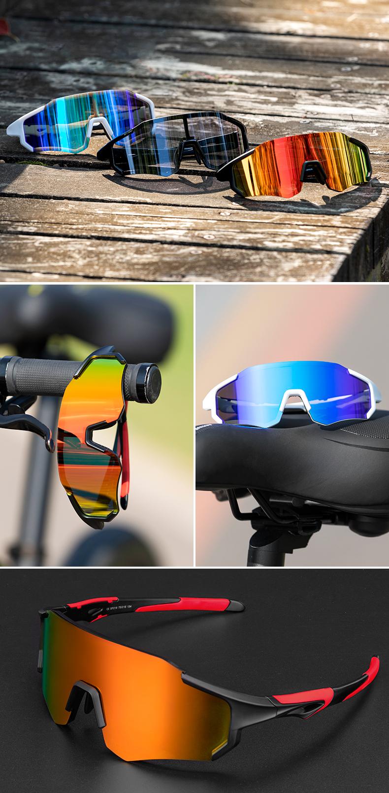 ROCKBROS Polarized Sunglasses for Men Women UV400 Protection Cycling Bike Glasses Lightweight Frame Driving Sunglasses