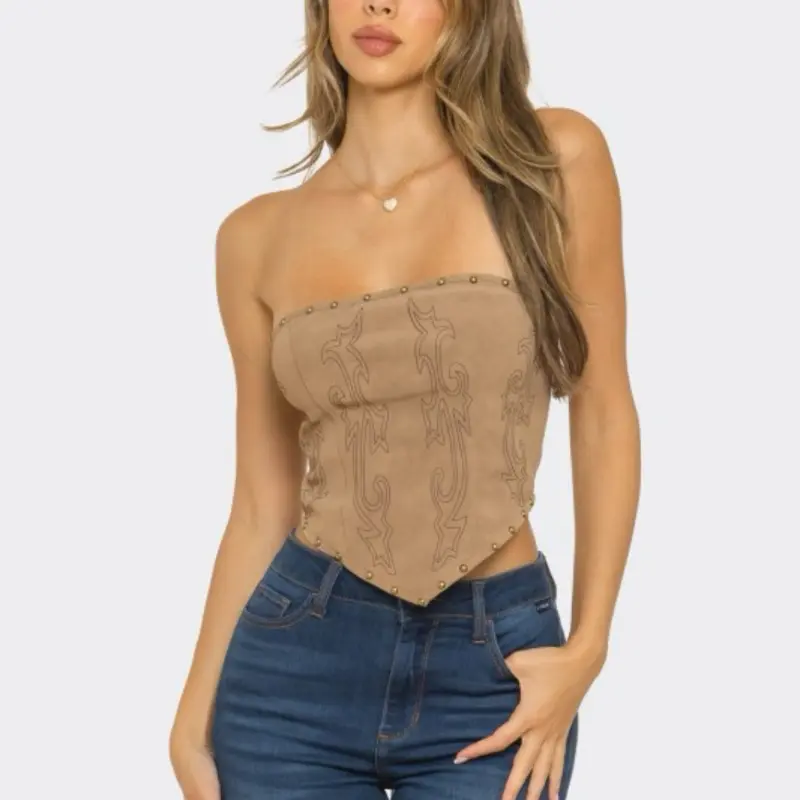 Alexis Lace Up Corset Top