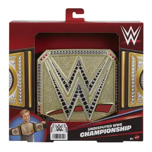 Undisputed WWE Championship (Gold) - Toy Wrestling Belt Mattel WWE Toy Wrestling Belt