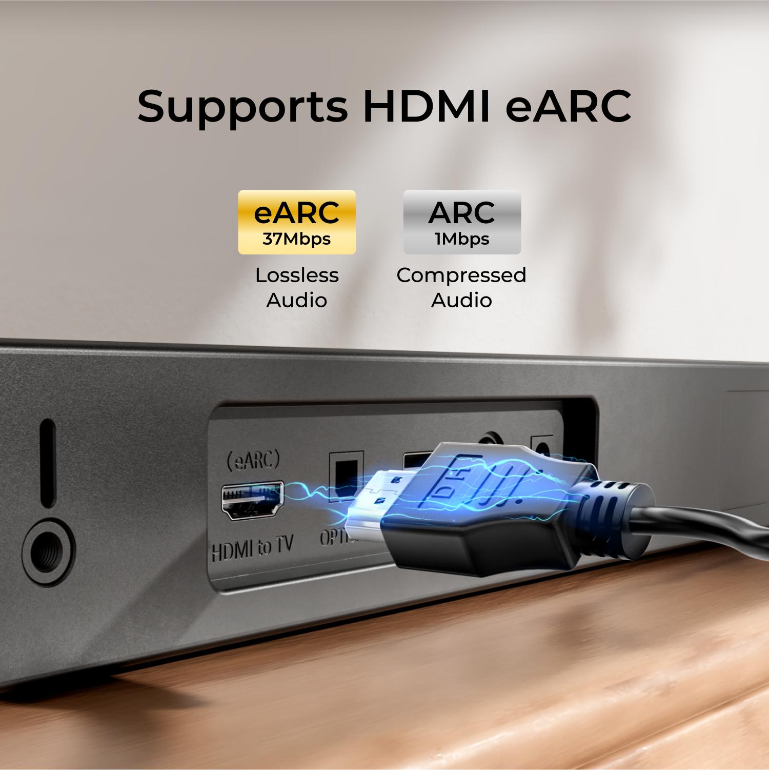 ULTIMEA Skywave F30 3.1.2ch Soundbar with Dolby Atmos with Subwoofer 6 Speakers Home Theater System Smart Dialogue Enhancement & Bluetooth 5.4 for Immersive Entertainment Smart App Control- Audio