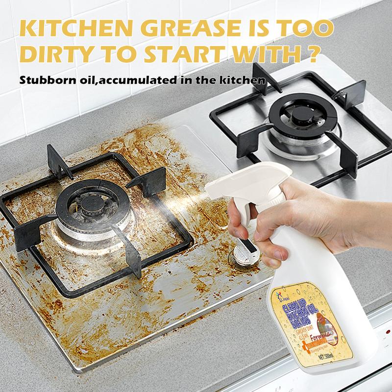 Liapu FlashClean Degreaser & Safe-Touch Cleaner – 3-Minute Spray for Kitchen, Oven, Stove, Range Hood & Family Surfaces.