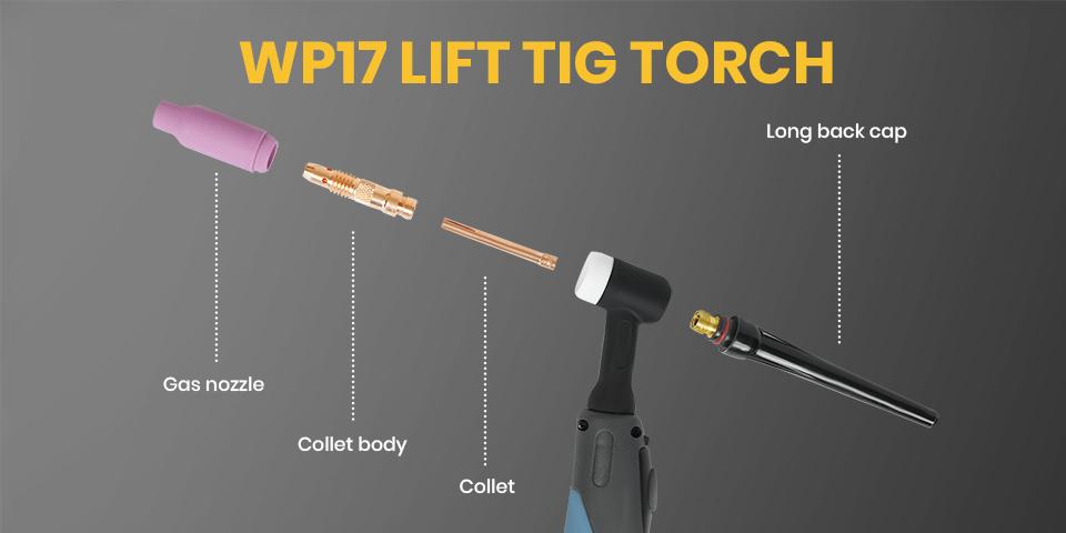 TIG Welder Machine 2in1 Lift TIG/Stick ARC Welding 140A Dual Voltage 110V/220V TIG-200A, Adjustable Post Gas Control, IGBT Inverter, Portable Welding Machine with Complete Welding Accessories for Stainless Steel, Carbon Steel, Beginners, Home DIY & Repair
