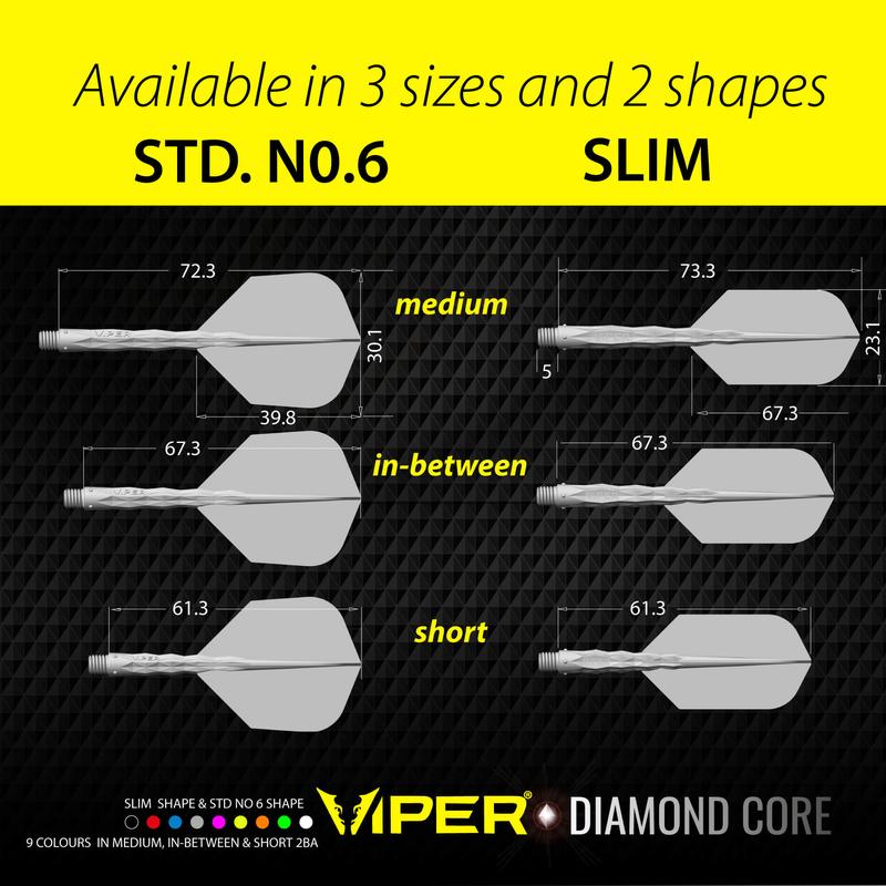 Viper Diamond Core Integrated Dart Flight & Shaft System