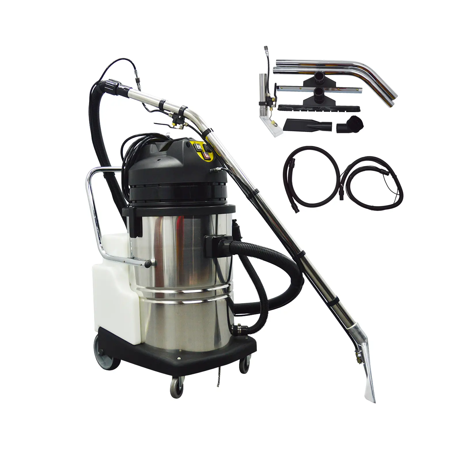 YOKOMA 60L Carpet Extractor Cleaning Machine Spraying Floor Scrubber Cleaner Washing 110V 2000W