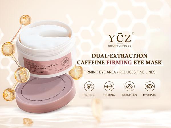 YCZ Dual-Extraction Caffeine Firming Eye Mask 60 Pieces | Target Puffiness, Dark Circles & Fine Lines for Smoother, Brighter Under-Eye Skin YCZ Dual-Extraction Caffeine Firming Eye Mask 60 Pieces | Target Puffiness, Dark Circles & Fine Lines for Smoother, Brighter Under-Eye Skin