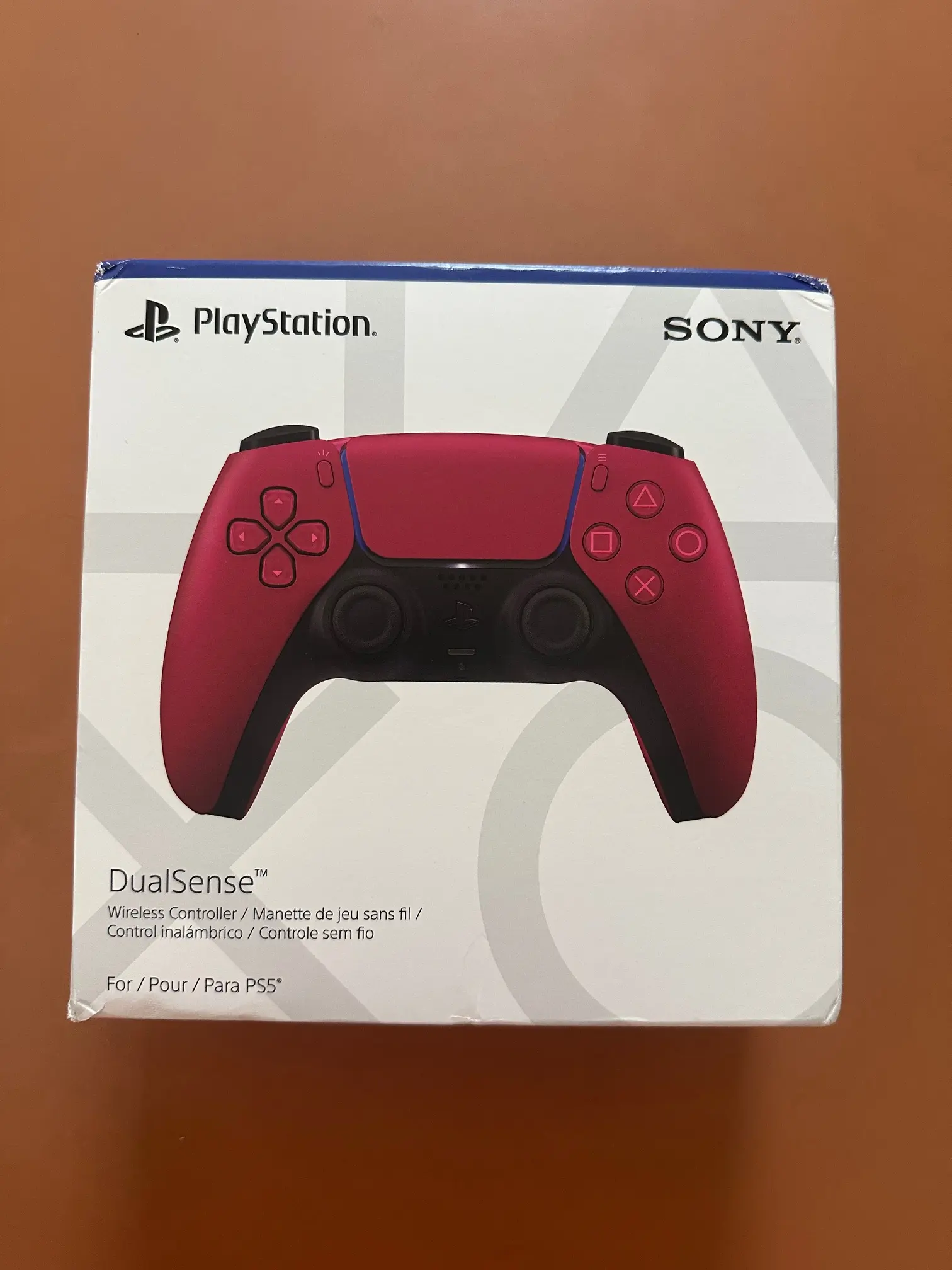 SONY PS5 DualSense Wireless Controller - Cosmic Red - for PS5, PC, Mac, and Mobile