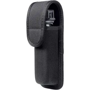 Molded OC/Mace Spray Pouch, Top Flap Pepper Spray Holster OC/Mace Pepper Spray Black Pouch Hidden Snap(Small for Large for MK4)