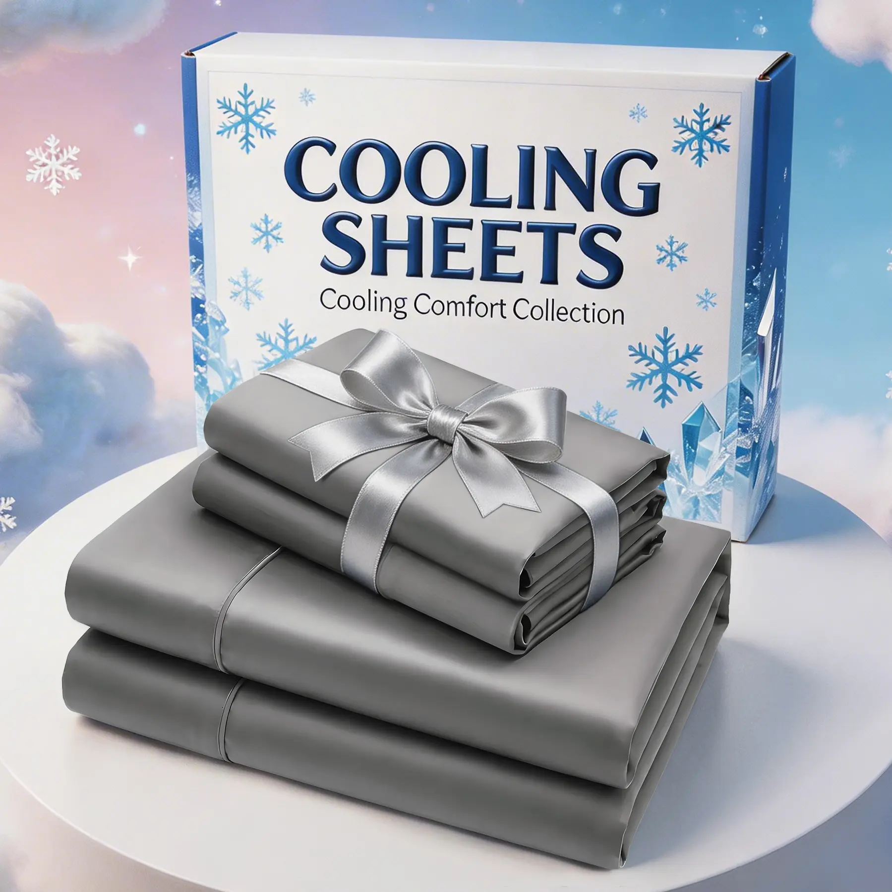 【Memorial Day Deals】Bamboo-Derived Sheet Set – 3/4-Piece Breathable, Hotel-Style Ultra-Soft, 16" Deep Pocket, Wrinkle-Resistant & Fade-Resistant bed accessories natural fabric springglowup