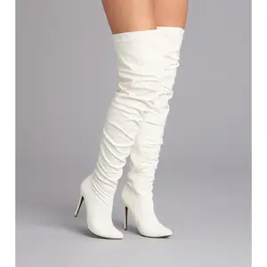 Strut In Style Scrunch Over-The-Knee Boots