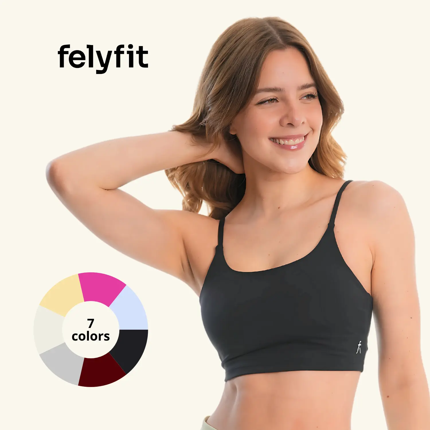 AllDay Sports Bra- SB001 -  Smooth, Comfortable Workout Top
