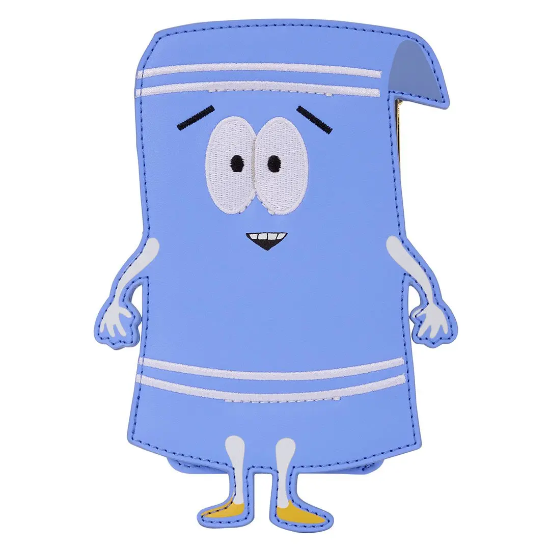 Loungefly Paramount South Park Towelie Graphic Faux Leather Zippered Wallet for Women with Applique and Embroidery