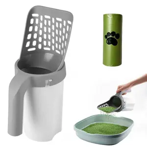 Cat Litter Scooper System – Waste Can & Holder, Refill Bags Included, Saves Time & Keeps Floors Clean #Summervibes #petLovers