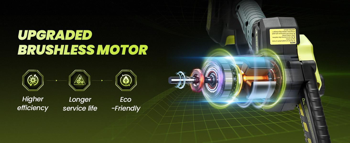 Saker Cordless 2 in 1 bar brushless chainsaw, battery-powered 6-inch saw for tree pruning heights, the perfect Christmas gift for 2024. Saker Cordless 2 in 1 bar brushless chainsaw, battery-powered 6-inch saw for tree pruning heights, the perfect Christmas gift for 2024.