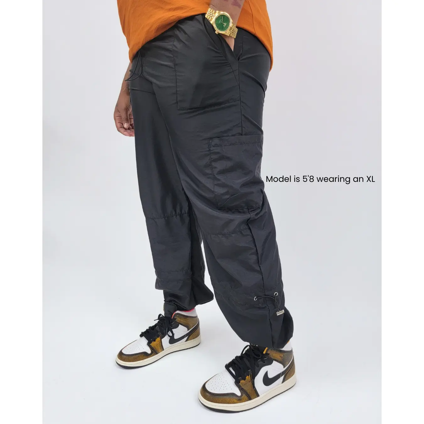 Sophisticated Tomboy Cargo Track Pants