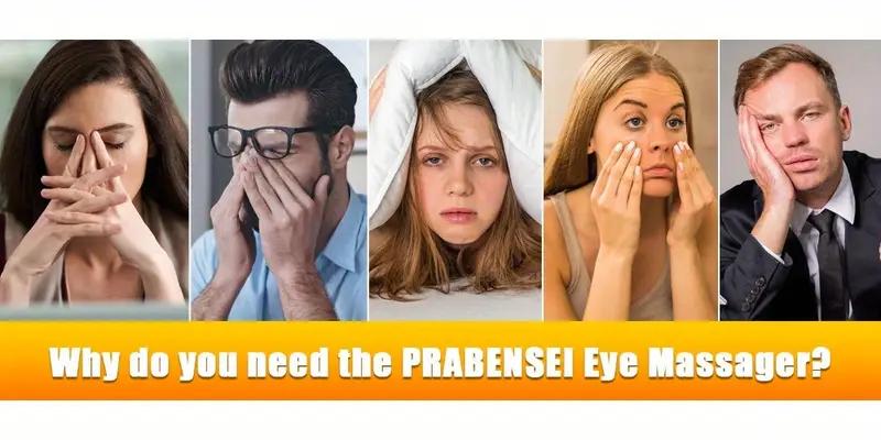 VITCOCO Eyes Massager Rechargeable 4D White Smart with Heat Vibration for Eye Fatigue Relief Adjustable Temperature Bluetooth 5.0 for Men Women Relaxing Gift