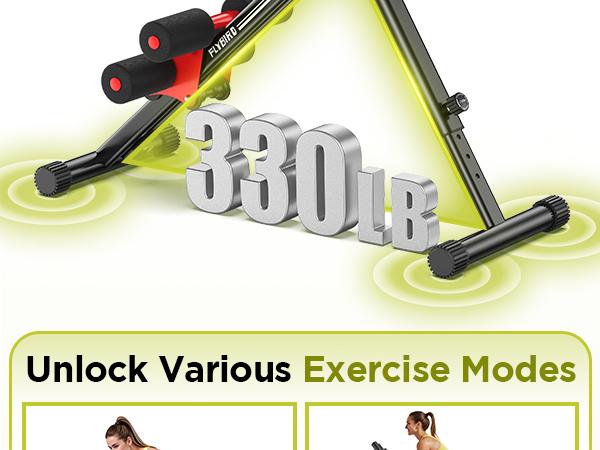 FLYBIRD Ab Workout Equipment, Adjustable Ab Machine Full Body Workout for Home Gym, Strength Training Exercise Equipment for Body Shaping Foldable Waist Trainer Suitable for Beginner FLYBIRD Ab Workout Equipment, Adjustable Ab Machine Full Body Workout for Home Gym, Strength Training Exercise Equipment for Body Shaping Foldable Waist Trainer Suitable for Beginner