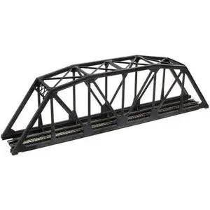 Atlas ATL2070 Through Truss Bridge Kit w/Code 55 Rail -- Black, N Scale