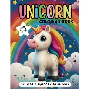 Unicorn Coloring Book: Perfect for Kids Who Love Unicorns and Creativity Paperback – April 22, 2025