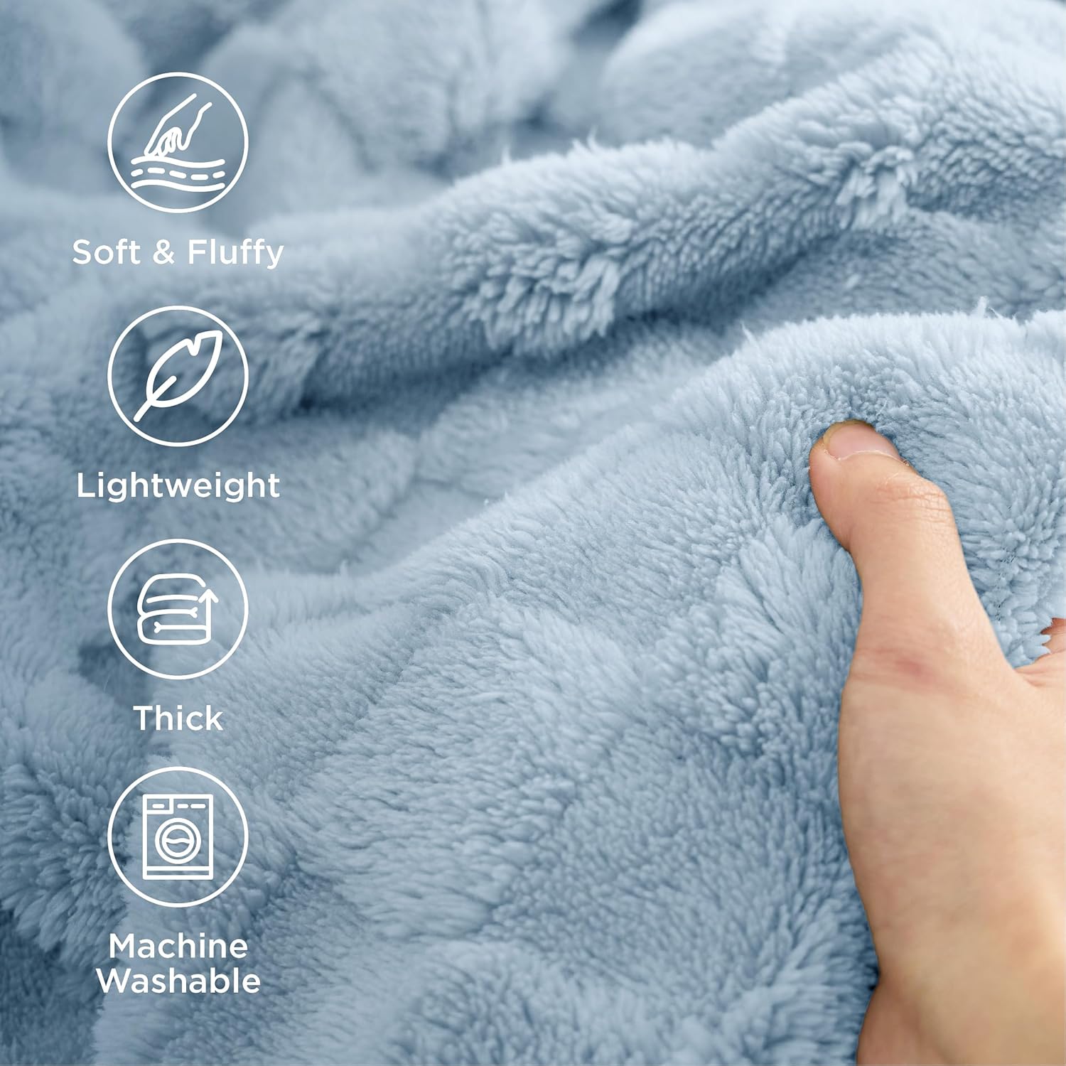 【Spring Glow Up】Bedsure GentleSoft  Throw Blanket for Couch - Checkered Fleece Blankets Gifts for Women Men Girls, Cute Soft Cozy Throw for Bedroom Home Decor Gifts, 50x60 Inches