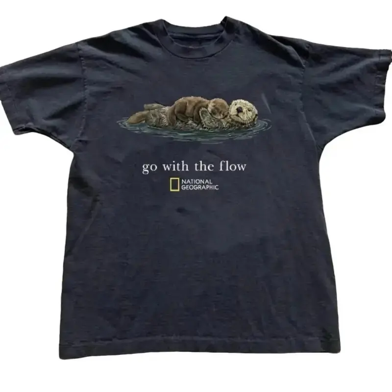 Comfort Colors National Geographic "Go with the Flow" Unisex T-Shirt, Gift, t-shirt trend 2026