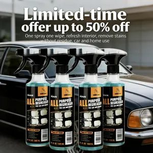 Nuan Heavy Duty Degreaser All-Purpose Cleaner Dual-Action Powerful Stain Removal Universal for Home & Car Super Practical 10 fl oz 300 mL