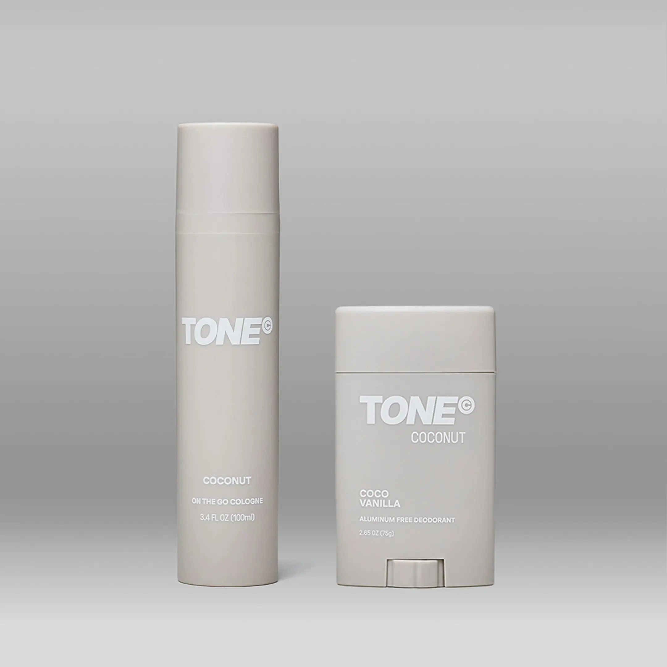 TONE Coconut Body Care Collection with Shea Butter, Moisturizing 48-Hour Deodorant, On-The-Go Cologne & Moisturizer for All Skin Types, Hydrating, Travel Toiletries, Long-Lasting, Unisex, Stick, 48-Hour Anti-Perspirant Deodorants, Natural Deodorants