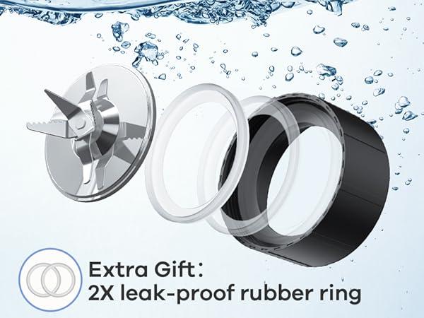 Ganiza Smoothie Blender with 14-Piece Combo Set Includes 4 BPA-Free Cups & 6-Blade Cross Blade for Smoothies Juices & More 800W