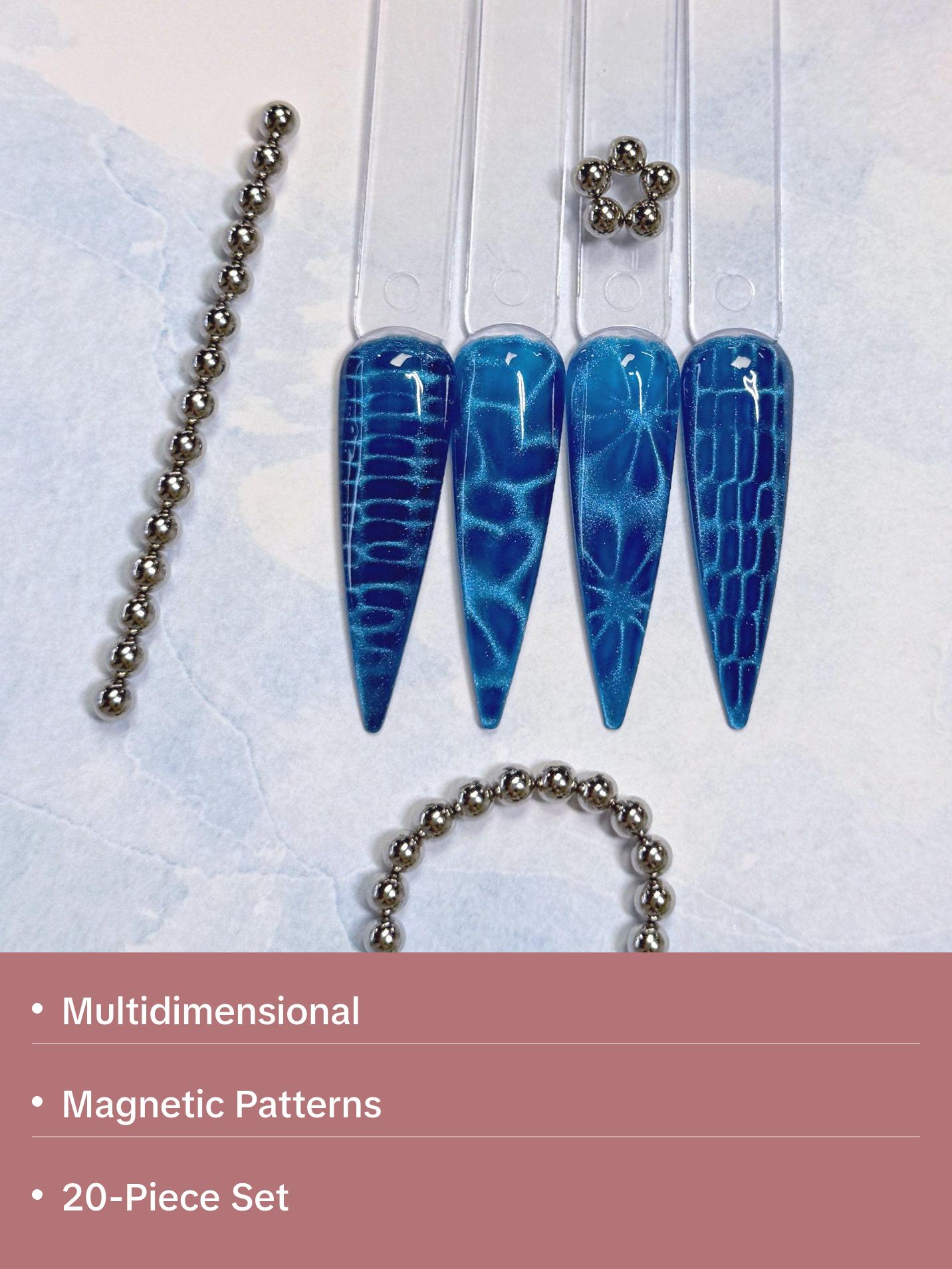 Cat Eye Magnet Ball Set / 20 pcs