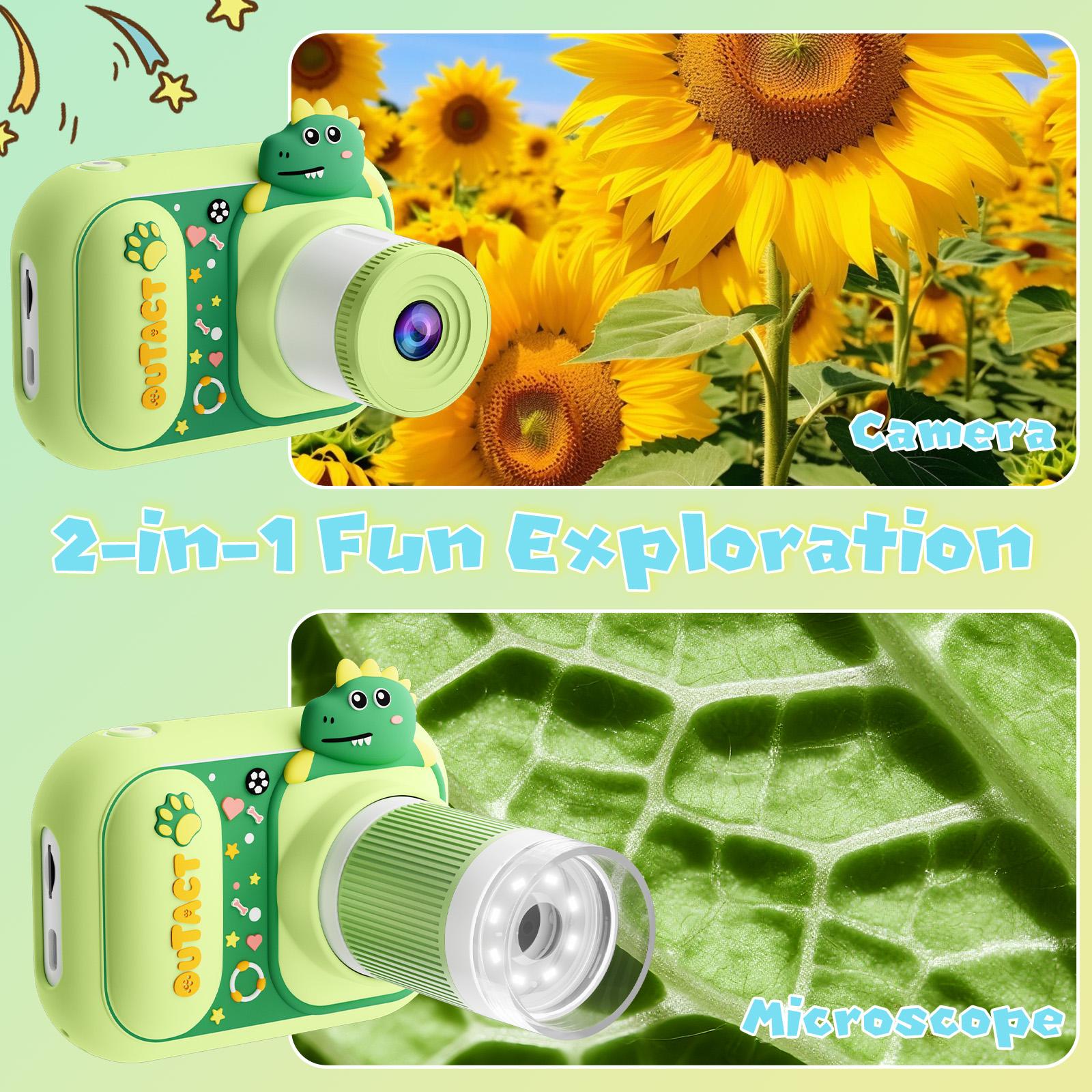 Handheld Mini Children's Microscope with Camera Function, High-Definition Pixels, a high-end product focused on children's entertainment and intellectual development, a toy for kids, a birthday and Christmas gift that kids will love.