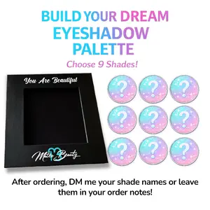 Build Your Own Eyeshadow Palette | Choose 9 Magnetic Shades | DuoChrome, Satin & Matte