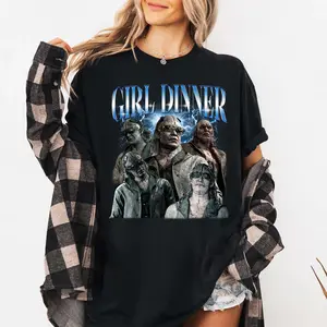 Victor Gideon Girl Dinner T-shirt, Resident Evil 9 Requiem Shirt, Resident Evil 9 Game Merch