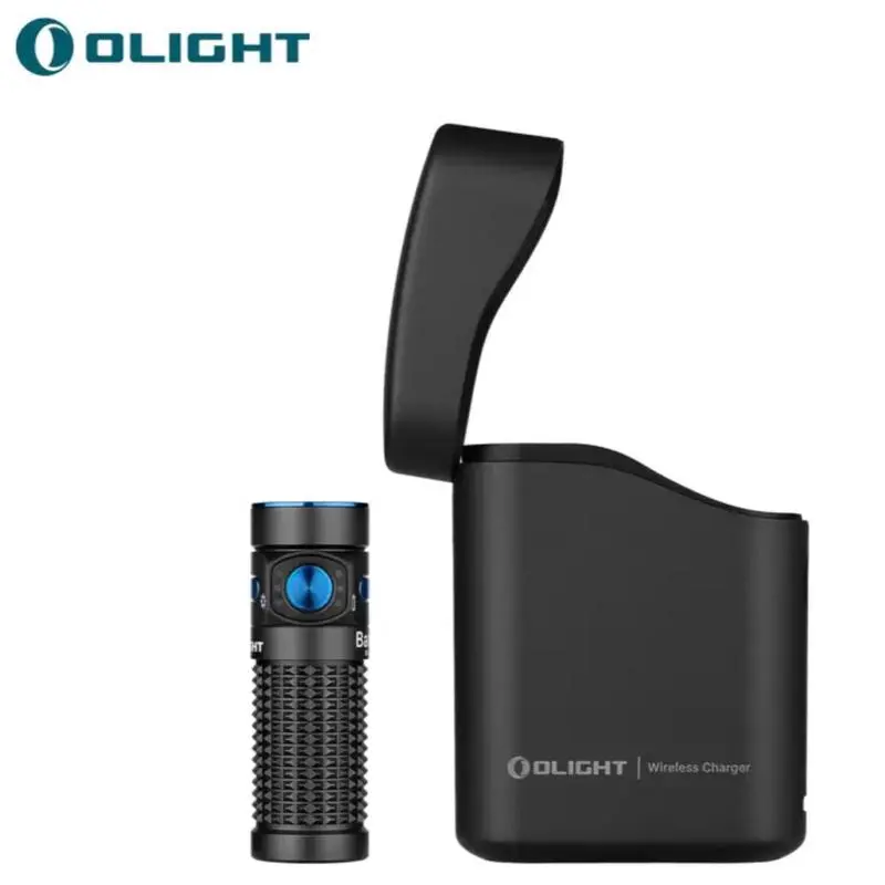 Olight USA Inc Premium Edition Black Anodized Adjustable Compact Flashlights (4-Pack) - 12/60/300/600/1300 Lumens White LED Lights for Camping, Hiking, Light Outdoor Activities