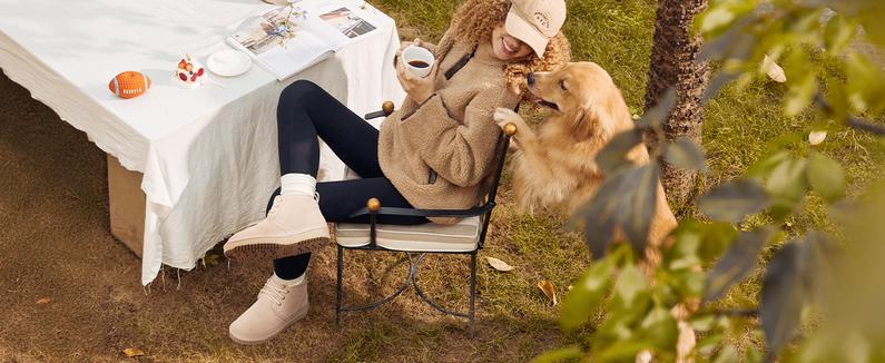 Dream Pairs FuzzyGo Lace-Up Ankle Winter Booties – Genuine Suede, Faux-Fur Snow Collar, Warm Cushion