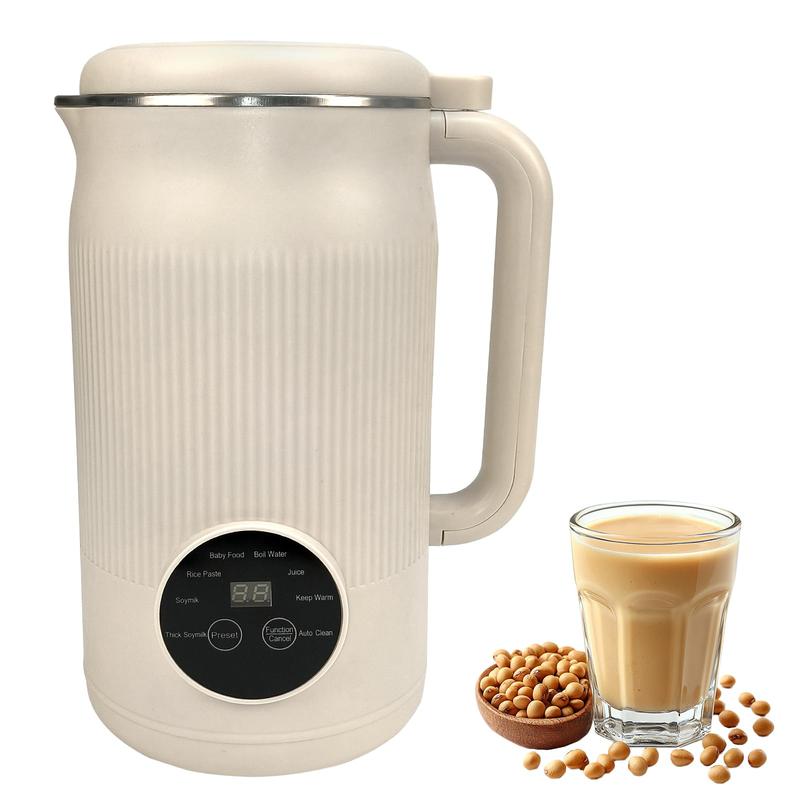 Multifunction Nut Milk Juice Maker, New Nutmilk Maker Blender, Automatic Soybean Machine Oat with Timer and Keep-Warm, Suitable for Home Kitchen (White),for Valentine’s Day Gift