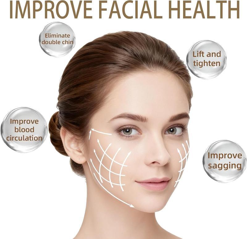 New Lymphatic Contour Face Brush, Dry Brushing Face Brush, Massager for Face, Chin & Jawline Sculpting, Ergonomically Designed to Fit The Skin Precisely and Relieve Fatigue