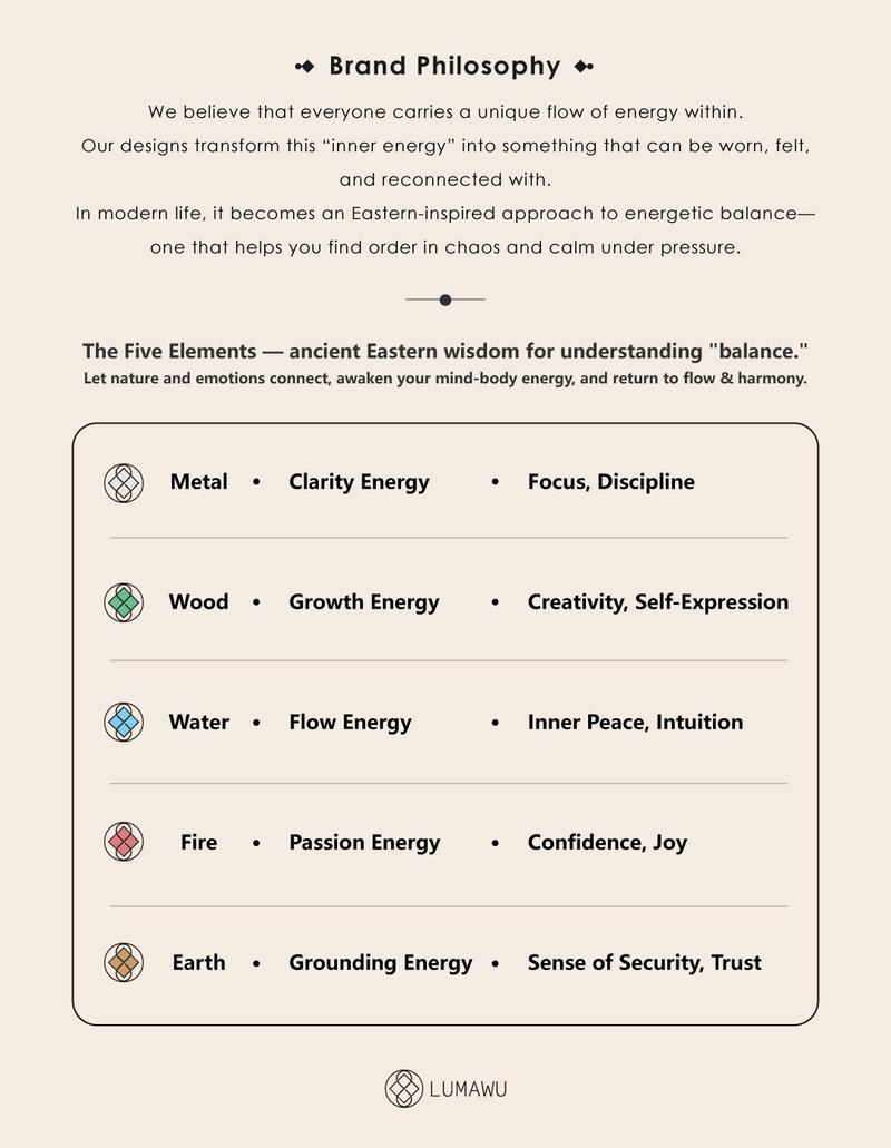 Five Elements Wood Bracelet · Growth Energy – Advanced Energy