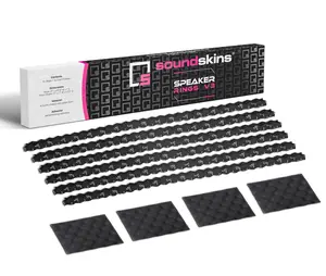 SoundSkins | Rings V3 Sound Deadening Speaker Kit | SSK-RINGV3 | 4 x 1" High Rebound