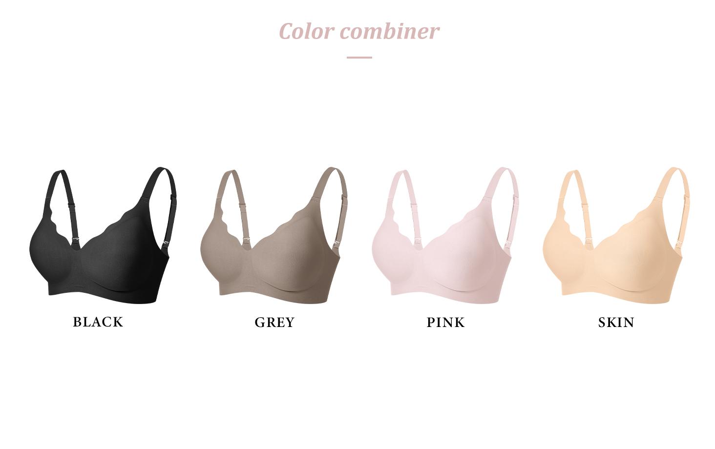 Women's Black Jelly Bra No Underwire T-Shirt Bra Seamless Comfortable Soft Wireless Basic Bridal One Piece Minimalist Everyday Wear with Adjustable Straps Vneck Slight Push-Up Breathable bra  fits women