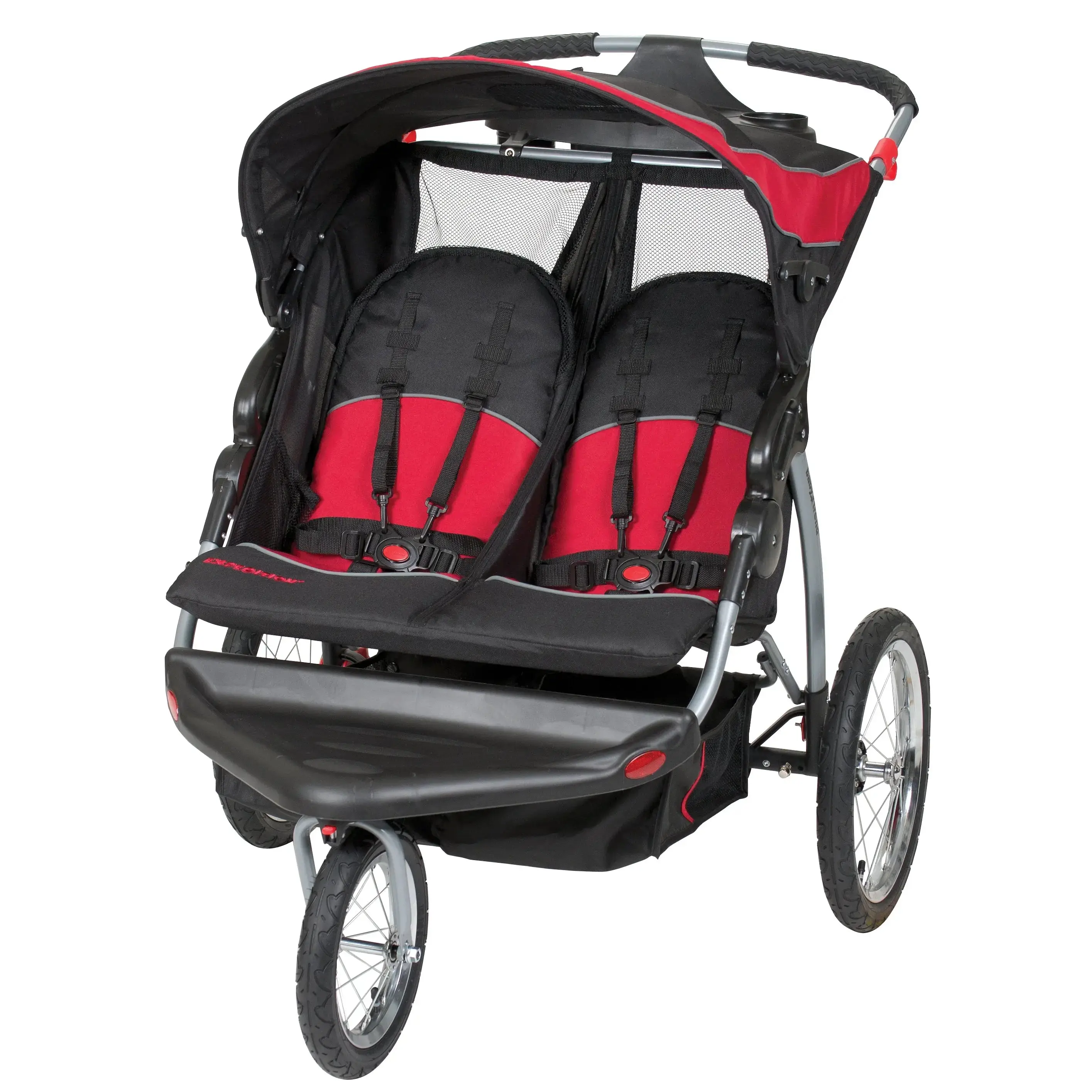 Baby Trend® Expedition® Lightweight Double Jogger w/ Ratcheting Shade Canopy Baby Trend® Expedition® Lightweight Double Jogger w/ Ratcheting Shade Canopy